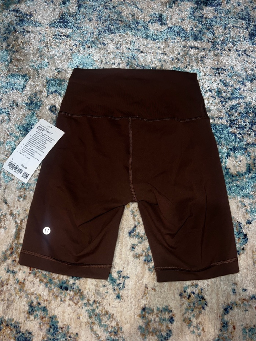 lululemon athletica High-Rise Brown Athletic Bike Shorts Wunder Under - Picture 2 of 4